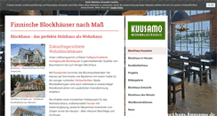 Desktop Screenshot of blockhaus-kuusamo.de